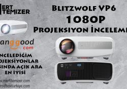 En İyisi! Blitzwolf VP6 1080P Projeksiyon İncelemesi / Blitzwolf Projeksiyon Perdesi İncelemesi